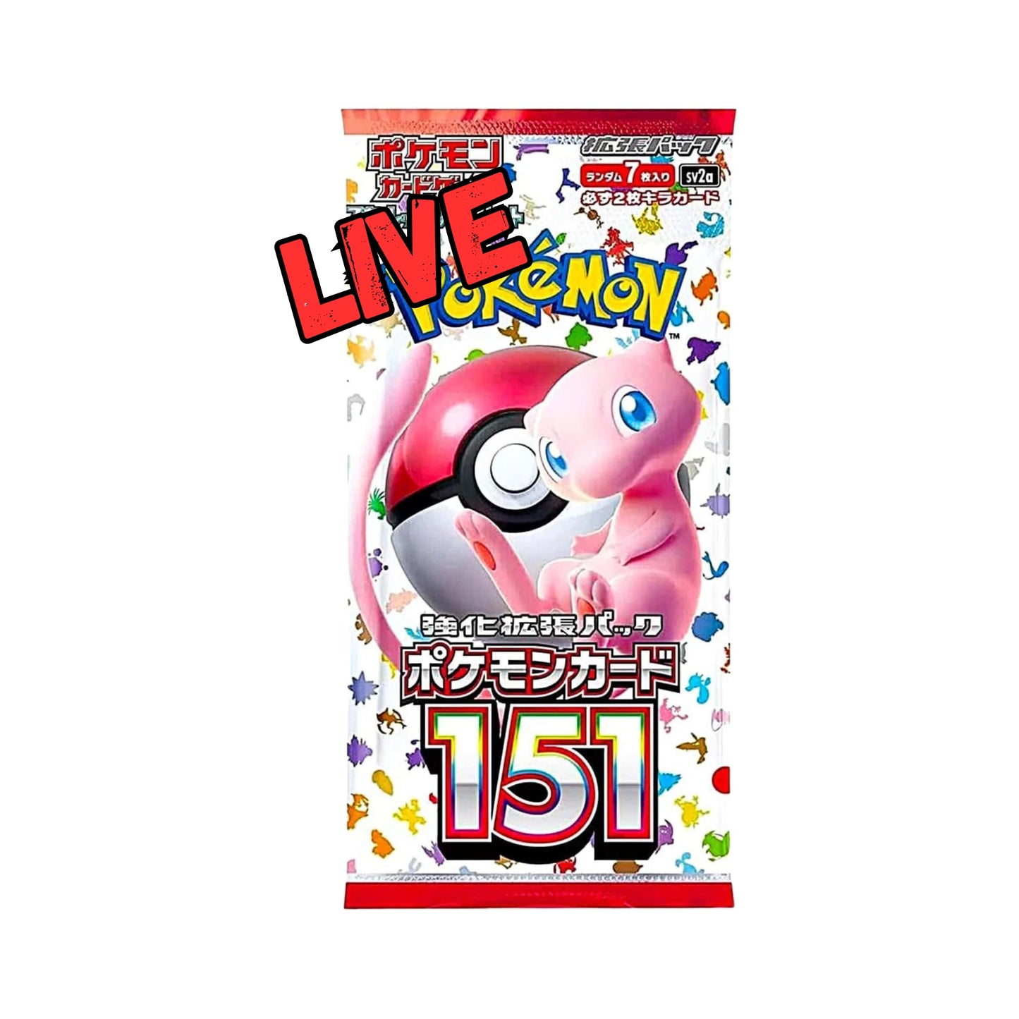 Japanese 151 Booster Pack (LIVE)