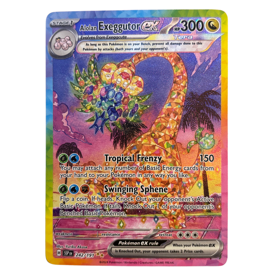 Alolan Exeggutor ex 242/191 Pokemon Surging Sparks