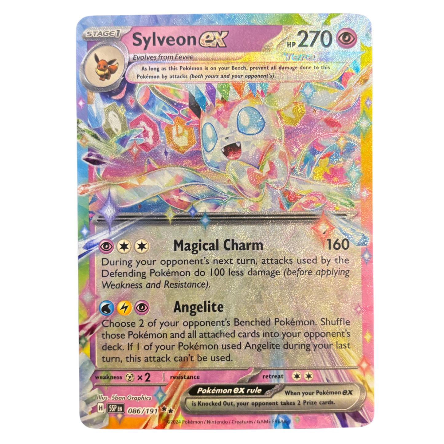 Sylveon ex 86/191 Surging Sparks