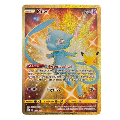 Mew (Gold) Pokemon Celebrations