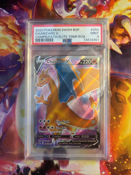 Charizard V Chmpn Path Promo PSA 9