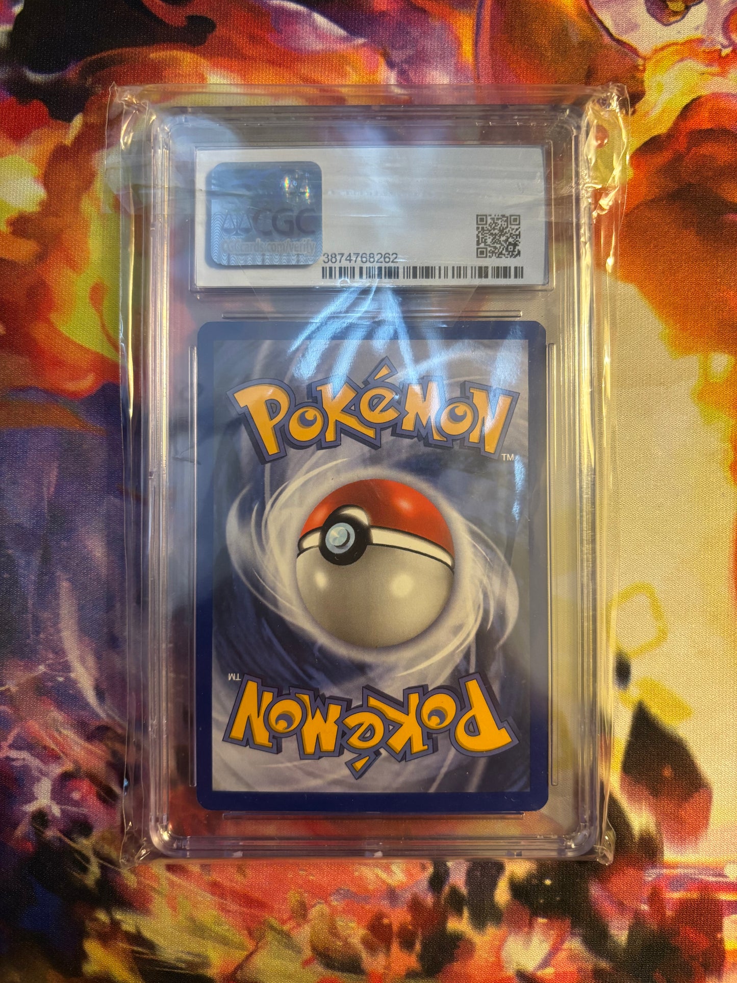 Pokemon Grass Energy EX Holon Phantoms CGC 8